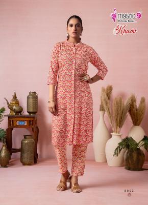 Mystic9 khushi vol 8 coord set bombay market surat online shopping